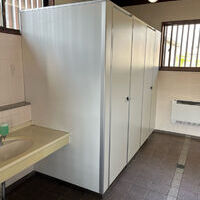 穂高駅　公衆トイレの登山トイレ