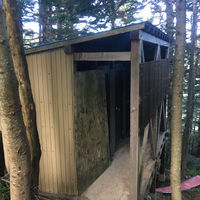 鳳凰三山、アサヨ峰 早川尾根小屋の登山トイレ
