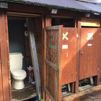 妙高山 黒沢池ヒュッテの登山トイレ